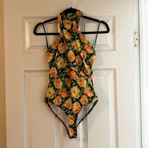 ZARA Halter Bodysuit